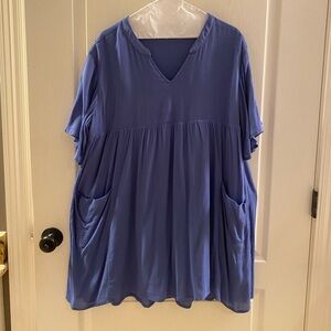 Blue Shift Dress
